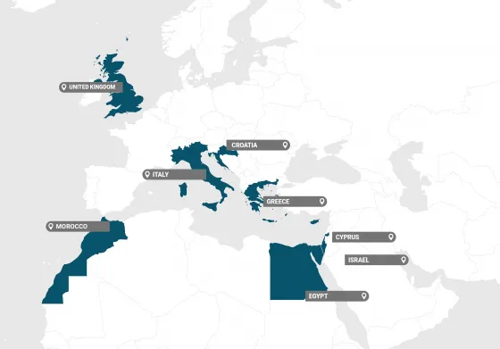 world map energean