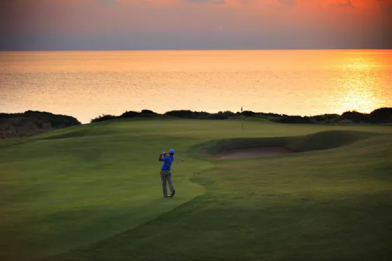 The Dunes Course (sunset