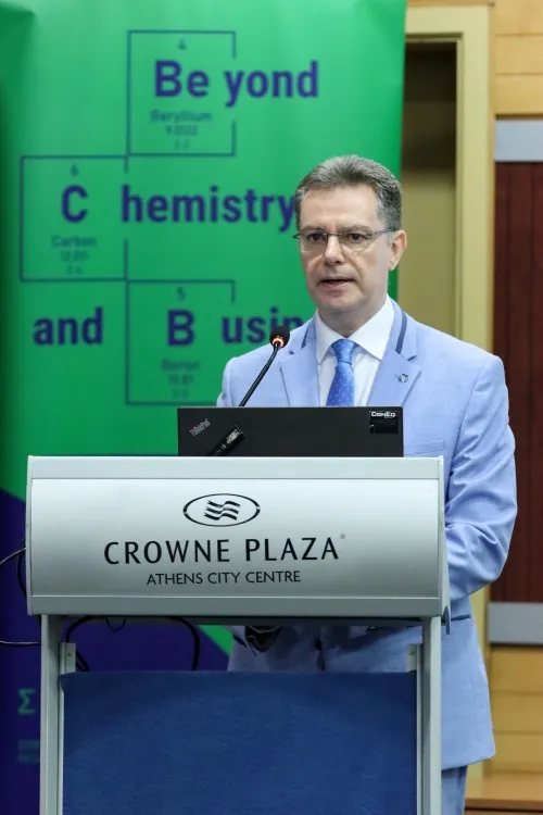 Ο Γιώργος Καπανταϊδάκης, CEFIC Director Industrial Policy