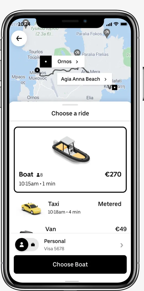 UBER BOAT