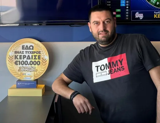Γιώργος Γεωργαντάς, υπεύθυνος σε κατάστημα ΟΠΑΠ του Γέρακα