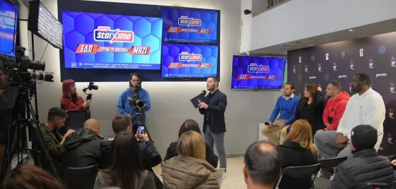 Pre-Game Show by Gazzetta στο κατάστημα ΟΠΑΠ στον Βύρωνα