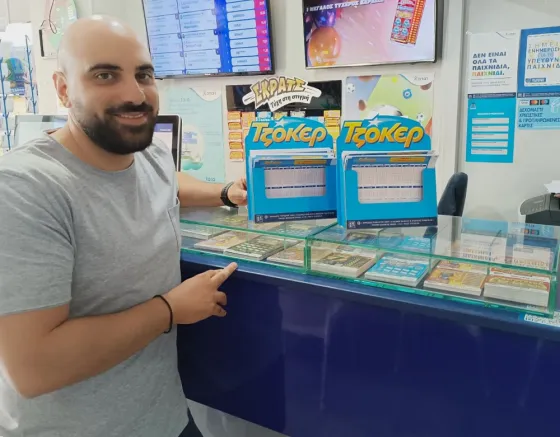 Ισίδωρος Ντομάτας, ιδιοκτήτης καταστήματος ΟΠΑΠ που βρίσκεται επί της οδού Ροΐδου 20, στην πόλη της Χίου