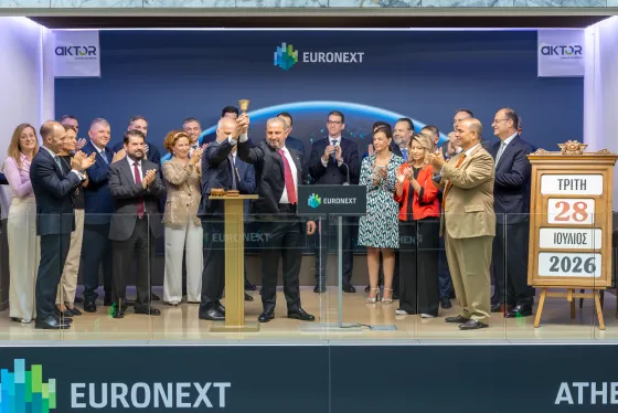 Τελετή Έναρξης Συνεδρίασης Euronext Athens