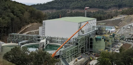 Εγκατάσταση αφυγρασμένων (φιλτραρισμένων) μεταλλευτικών καταλοίπων