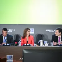 Mohamed Abdulla M Al-Rumaihi, πρώην Υφυπουργός Εξωτερικών του Κατάρ - Μαρία Σαράφογλου, Δημοσιογράφος ANT1 TV - Θεόδωρος Σκυλακάκης,