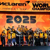 Η McLaren F1 Team πανηγυρίζει την κατάκτηση του Πρωταθλήματος Κατασκευαστών για το 2025