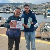 Νίκος Ηλιάδης, λαχειοπώλης στην Καβάλα