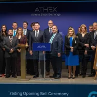 Η πανηγυρική έναρξη της σημερινής συνεδρίασης στο ΧΑ