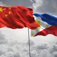 Philippines China flags