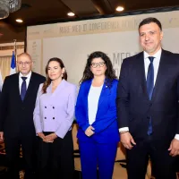 Από αριστερά προς δεξιά_Noam Katz, Όλγα Κεφαλογιάννη, Sharren Haskel, Βασίλης Κικίλιας