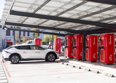 σταθμό φόρτισης