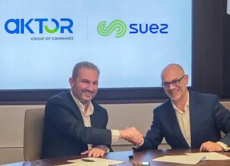 Υπογραφή συμφωνίας Aktor - Suez