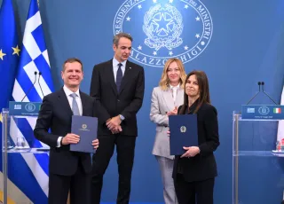 meloni mitsotakis manousakis italia
