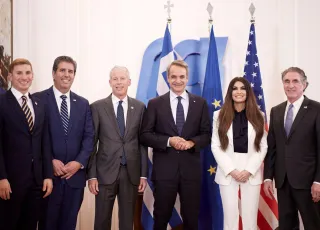 mitsotakis burgum chris wright Guilfoyle