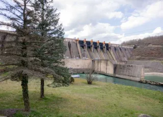 Bajina Basta hydropower plant Serbia
