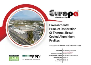 EPD of Thermal Break Coated Aluminium