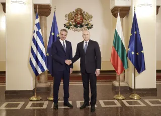 Κυριάκος Μητσοτάκης και Rumen Radev