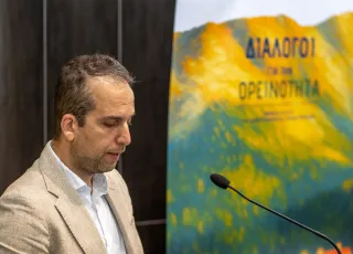 Ειδικός Γραμματέας Ορεινών Περιοχών Δημήτρης Κυριαζής.