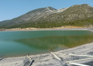 λιμνοδεξαμενή του Ομαλού στα Χανιά 