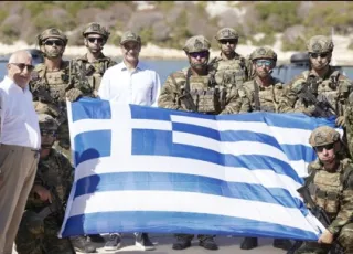 Ο Κ. Μητσοτάκης στο Καστελλόριζο και τη Ρω