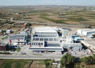 Οι κεντρικές εγκαταστάσεις της ISOMAT στον Άγιο Αθανάσιο Θεσσαλονίκης.